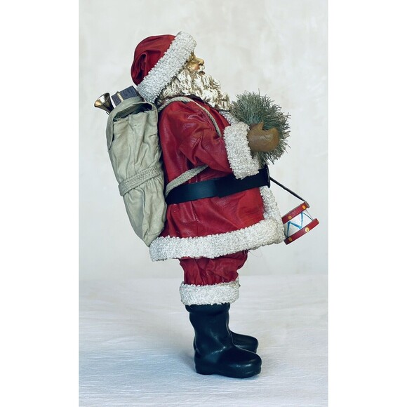 Clothique Possible Dreams Christmas Santa W Christmas Tree Gifts Drum 10" 2004 - Picture 5 of 13